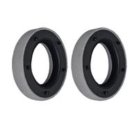 1Pair Ear Pad Headsets Earmuffs For Focal Clear Elegia Headphones Earpads Sponges Cushions Covers For(Gray Mesh)