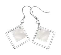 1Pair Geometric Hollow Square Women Fashion Jewelry Lightweight Dangle Earrings Elegant Daily Wear and Special Occasions Present for Her