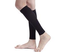 1Pair Médico de la pantorrilla de compresión de la manga 30-40mmhg hombres mujeres sin pies pantorrillas compresión mangas varicosas venas
