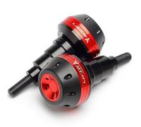 1pair Motorcycle Aluminum Crash Falling Protector, Frame Sliders Compatible with Yamaha MT 07 2021 2022 MT-09 MT 09 2014-2020 (Color : MT07 Black, Size : A)(MT07 red)