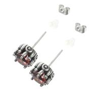 1Pair Punk Steel Earrings Men Decorative Lightweight Ear Jewelry Safe and Present for Any Occasion