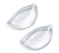 1pair sujetador de silicona transparente incrustado en sujetador impermeable de aumento de sujetador almohadilla de flexión de bañador refuerzo de almohadilla de formación de ropa interior