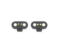 1par Conector magnético Pogo Pin 2/3/4/5P 12V 1A Pogopin Estanco Macho Hembra 2.5 MM Conectores de resorte Toma de corriente DC Conector de latón para sonda 60g Fuerza Elástica (2Pin)