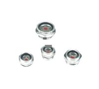 1PC 1/2" BSPP Male Thread Aluminum Oil Gauge Sight Glass Window Hexagon head