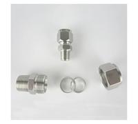 1PC 1/2" NPT Male x 18mm OD Double Ferrule Compression Union Connector Stainless 304 PIUHRKLEVD