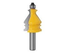 1pc 1/2inch Shank Architectural Molding Handrail Router Bits Set Casing Base CNC Line Woodworking Cutters Face Mill(NO6 12.7mm shank)