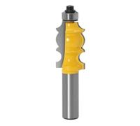 1pc 1/2inch Shank Architectural Molding Handrail Router Bits Set Casing Base CNC Line Woodworking Cutters Face Mill(NO4 12.7mm shank)