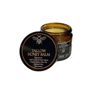 (1pc)1-3x Organic Grass-Fed Beef Tallow Balm with Raw Honey 100g