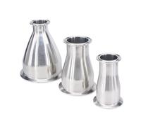 1PC 1.5" Tri Clamp Fit Tube O.D 38mm-32mm Reducer 304 Stainless Concentic Pipe Fitting HTEJFUXQE