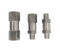 1pc 1/8" NPT Female One Way Check Valve Non-return Inline 304 Stainless Steel Water Gas Steam Oil