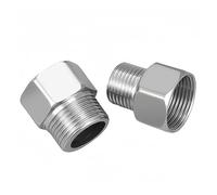1pc 1" BSP Female Male Thread Extend Reducing Butt Joint Adapter Adapter Coupler Plumbing Fittings