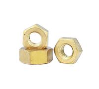 1Pc-100Pc Brass Hex Nut Copper Nut M1-M24 Full Specification Conductive Accessory Suitable For Electronic Equipment Pipeline Connection(M12 (3pc))
