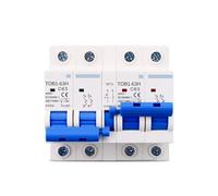1pc 10A 2P plus 2P MTS AC Dual power Manual transfer switch Circuit breaker MCB 50HZ/60HZ OSBCMZGE