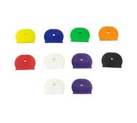 1pc/10pcs Accesorios De Llave Color Azar Identifican Fácilmente Sus Claves con Cubiertas Elástica Cubierta Llave Silicona