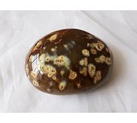 1pc 120-130g Espécimen pulido de ágata de cuarzo de cristal de geoda de cornalina roja natural-