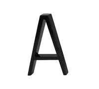1pc 125mm Floating House Numbers 5 Inch Modern Zinc Number Self Adhesive Door Sign Outdoor Apartment Home Decor(Letter A)