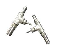1pc 20-20-12mm Hose Barb Reducer Tee 3 Ways Assembly Splitter Hosetail Connector Coupler