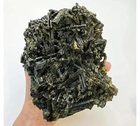 1pc 20-40g raw stone of minerals epidote green tourmaline ornaments for home decoration Gemstone Stone