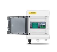 1pc 20A DC MCB Solar photovoltaic PV Combiner Box With Protection 6way 1 input 1 out DC 600V Fuse MCB SPD HMCOCOOFM