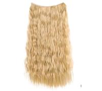 1pc 22 Inches Clip On Wire Fish Line Hair Extensions Secret Invisible One Piece For Ombre Synthetic Hairpiece(P1B/613)