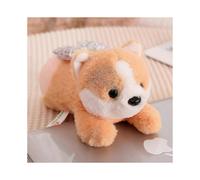 1pc 22cm Funny Trick Sexy Peach Butt Corgis Dog Pig Lamb Plushie Fluffy Hair Stuffed Animals Plush Doll Birthday Gift for Kids Yellow Dog