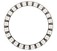 1pc 24-Bit Ws2812 5050 Rgb Neopixel, Ws2812 Anillo de Luz LED con Controladores Integrados