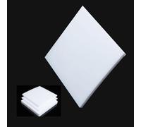 1pc 250mm x 250mm PTFE Plastic Sheet - High-Performance Non-Stick Board for Gaskets, DIY Crafts & Electrical Insulation(1mm)