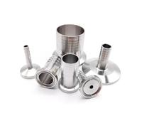 1pc 25mm x Ferrule 64 Hose Tri Clamp OD25mm Adaptor SS304 Pipe Fitting Ferrule OD64mm
