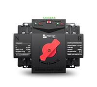 1pc 2P 125A 220V 230V 50/60Hz MCB type Dual Power Automatic transfer switch ATS 2 input 2 output OSBCMZGE