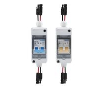 1pc 2P 600V 20A Solar photovoltaic PV Combiner Box with DC MCB IP65 HT 2ways 600/1000V 1 input 1 out DC EFDSVUHE