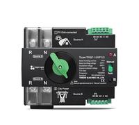 1pc 2P L N 220V-230V 125A Din Rail ATS for PV Dual Power Automatic Transfer Electrical Selector Switch MQXFCZUX