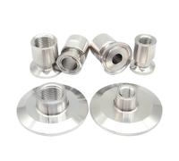 1PC 3/4" NPT Female 1.5" Tri Clamp 50.5mm 304 Stainless Steel Pipe Fitting Connector Adapter