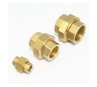 1pc 3/8" BSP Female Brass Hex Pipe Union Fitting Connector Detachable