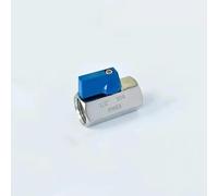 1pc 3/8" BSP Female Thread 304 Stainless Steel Drain Ball Valve