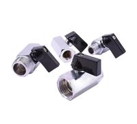 1PC 3/8'' BSP Female to Female Thread Brass Ball Valve Shut-Off Valve