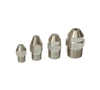 1pc 3/8" BSP Male Thread 1.2mm Hole Straight Spraying Nozzle 304 Stainless Steel Washing Sprinkler