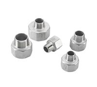 1PC 304 Stainless Steel 1-1/2"-1" BSP Female Male Thread Reducing Joint Pipe Fittings