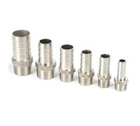 1PC 304 Stainless Steel 1/2" BSP Male Thread Pipe Fitting x 8mm Barb Hose Tail Pagoda Coupling Connector