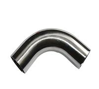 1pc 304 Stainless Steel 90 Degree Elbow Pipe Fitting - 25mm O/D, 20mm Length, for Plumbing and Hose Applications
