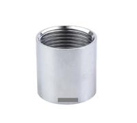 1PC 304 Stainless Steel BSP 1-1/2" Female Threaded Pipe Fittings water gas connector full thread YZWRWRMKTB