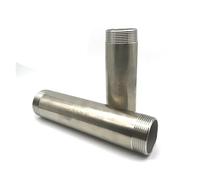 1PC 304 Stainless Steel DN8 1/4" BSP Male Thread Extension Tube Pipe Fitting Water Pipe 100MM