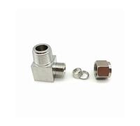 1PC 304 Stainless Steel Double Ferrule Elbow 10mm Tube to 3/8" 90 Degree right angle male thread fitting