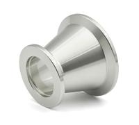 1pc 304 Stainless Steel KF Vacuum Tapered Reducer, Three Card Flange Joint KF25-KF50 Vacuum Pipe Fittings HMCOCOOFM