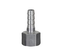 1PC 304 Stainless Steel Pipe Fitting M12x1.25 Female To 10mm Hose Tail Connector