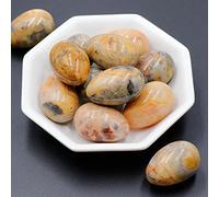 1pc 30x20mm Piedra Cristal Natural Gemas Bola Decoración Hogar Cuarzo Mineral, Ágata Loca