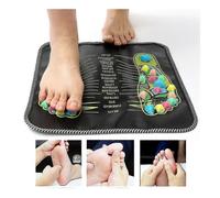1pc 35x35cm Foot Reflexology Walk Stone Massager Relax Massage Mat Pad Massage Apparatus Foot Acupressure Cushion