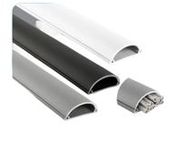 1pc 39.37in/78.74in Slot Floor Cord Cover Self-Adhesive Cord Protector Extension Wiring Duct Protector Electric Wire Slot Cable(Grey,2m22mm)