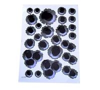 1pc 3d Etiqueta Engomada Del Coche Del Agujero De Bala Bala Simulación Realista Agujero Impermeable Decoración Etiqueta Engomada Del Coche