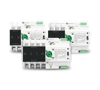 1PC 3P 125A Din Rail ATS for PV and inverter Dual Power Automatic Transfer Selector Switches Uninterrupted MQXFCZUX