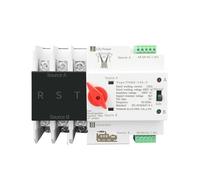 1pc 3P 3 Phase Din Rail ATS Dual Power Automatic Transfer Switch Electrical Selector Uninterrupted Power 125A OSBCMZGE